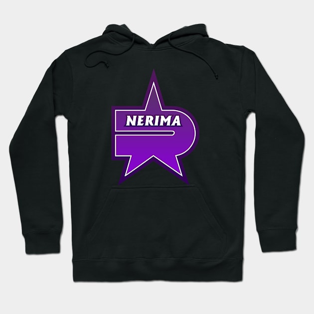 Nerima Ward of Tokyo Japanese Symbol Hoodie by PsychicCat